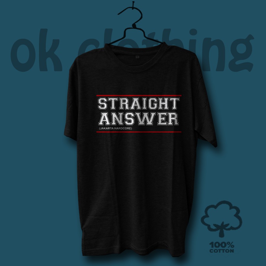 เสื้อยืด Straight Answer