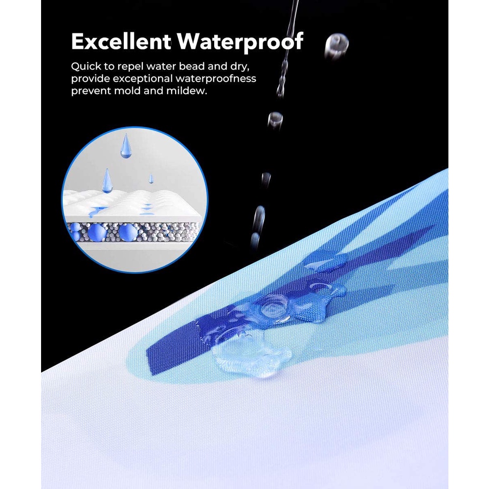 แนะนำ ผ้าม่าน ผ้าม่านห้องน้ำ ม่านห้องน้ำ ขนาดใหญ่ 180X180cm มีห่วงตะขอ12ตัว ม่านอาบน้ำพลาสติก กันน้ำ bath curtain_buildmaster ราคาพิเศษ มีเก็บเงินปลายทาง