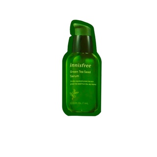 [ของแท้] ครีมซอง Innisfree Green Tea Seed Serum 1ml. พร้อมส่ง เซรั่มชาเขียวมิติใหม่ เติมความชุ่มชื้น