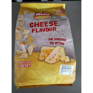 Mission Cheese Flavoured Tortilla Chips 170g