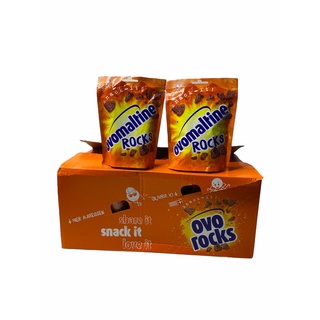 OVOMALTINE ROCK OVO ROCKS Snack-It 60g แพคสีส้ม 1ลัง/บรรจุจำนวน 16 แพค ราคาส่ง ยกลัง สินค้าพร้อมส่ง