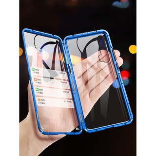 Huawei Honor 20 Pro Nova 5T กันกระแทก สองด้าน กระจกนิรภัย เคสแม่เหล็ก