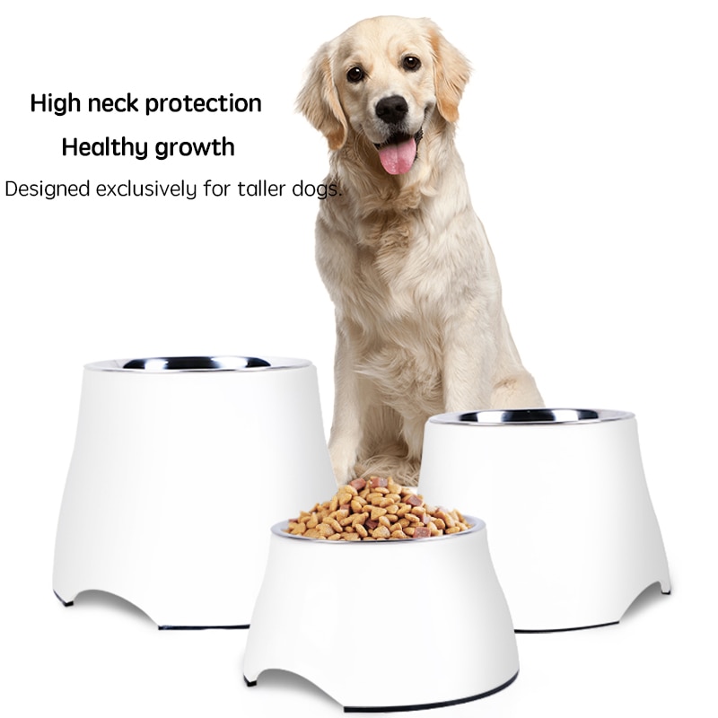 tall dog feeding bowls