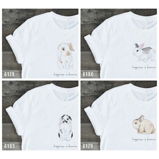 เสื้อยืดโอเวอร์ไซส์Bunny T-shirt 6176-6198S-3XL