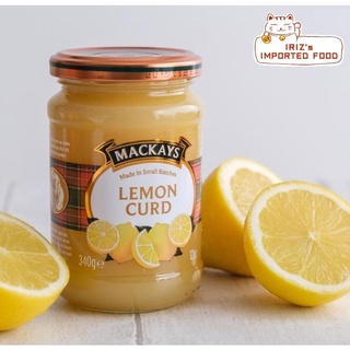 Mackays Lemon Curd Jam 340g. แมคเคย์ แยมเลม่อนเคิร์ด