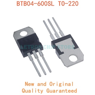 ไอซี BTB04-600SL TO220 BTB04-600 PARA-220 BTB04 600SL novo ของแท้ 10 ชิ้น