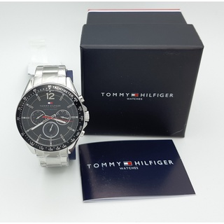 นาฬิกา TOMMY HILFIGER MENS 1791104 QUARTZ 46 MM MULTIFUNCTION พร้อมกล่อง (ใหม่)