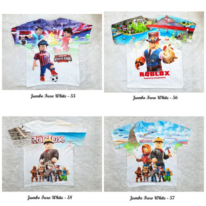 Furo Jumbo Roblox Character เสื้อยืดเด็ก ไซส์ 16 18 20
