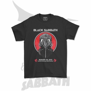 คอลูกเรือเสื้อยืดคอกลมเสื้อยืด พิมพ์ลายวง BLACK SABBATH BLACK SABBATH METAL ROCK V1ผ้าฝ้ายแท้