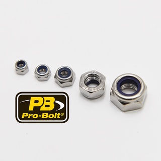 Pro-Bolt สแตนเลส ไนล็อค M4,M5,M6,M8,M10