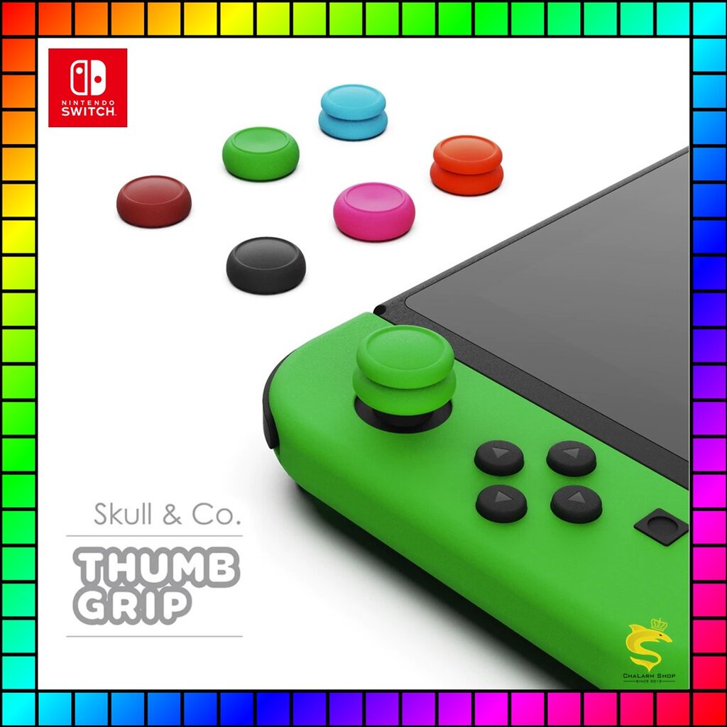 Skull & Co. Thumb Grip for Nintendo Switch Joy-Con (แพ็ค 3 คู่)