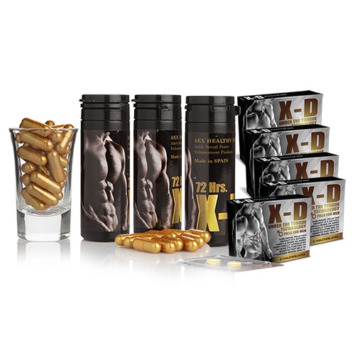X-D 72HRS KING | สูตรเร่ง กระตุ้นอารมย์-แข็งตัว ดูดซึมผ่านใต้ลิ้น (สูตรทาน 4 เดือน)
