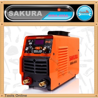 SAKURA ตู้เชื่อมไฟฟ้า MMA-400A มีรับประกัน ตู้เชื่อมเหล็ก ตู้เชื่อมจิ๋ว ทำงานได้ดี เชื่อมเร็ว ตู้เชื่อมMMA ตู้เชื่อม