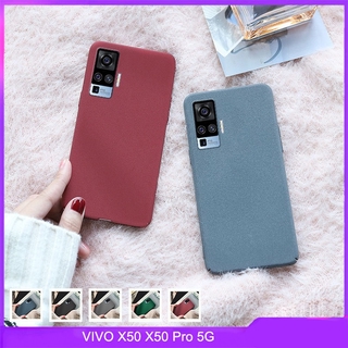 เคสโทรศัพท์ VIVO X50 / X50 Pro 5G Soft Case Matte SIlicone Ultra Slim Case Covers เคส VIVO X50Pro Casing