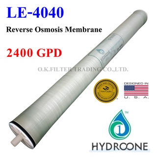 ไส้กรองน้ำ RO Membrane LE-4040 2,400 GPD HYDROONE (ราคารวมค่าขนส่ง NIM Express)