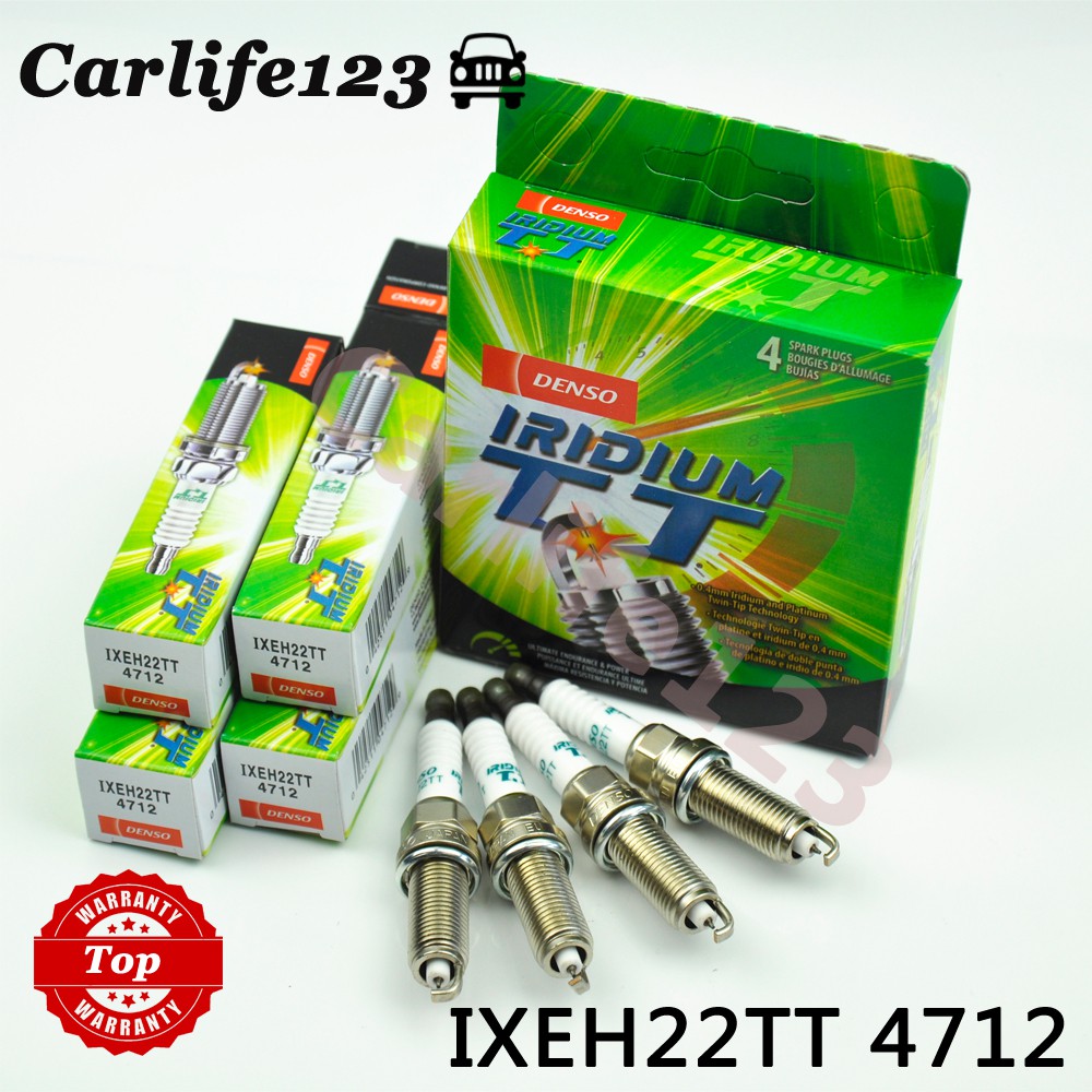 4 ชิ้น/เซ็ต Denso IXEH22TT 4712 TT หัวเทียนอิริเดียมสําหรับ Nissan Honda Subaru Jaguar BMW