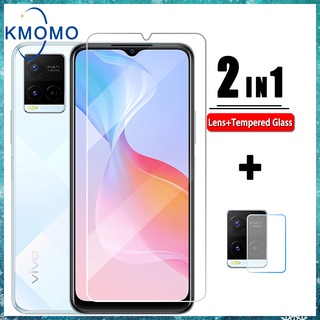 ฟิล์มใส ฟิล์มกระจก VIVO V25 5G V25e Y35 Y02s Y16 Y22 Y22s Y77 Y55 ฟิล์มกระจกนิรภัย แบบใส ฟิล์มเลนส์กล้องสำหรับ สำหรับโทรศัพท์