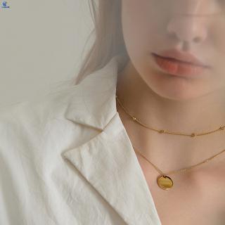สร้อยคอ โชคเกอร์หลายชั้น สไตล์เกาหลี
