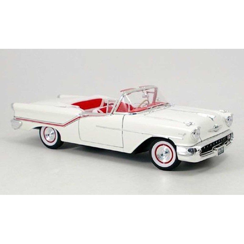Oldsmobile Super 88 1/18 Yat Ming convertible white 1957 diecast model cars