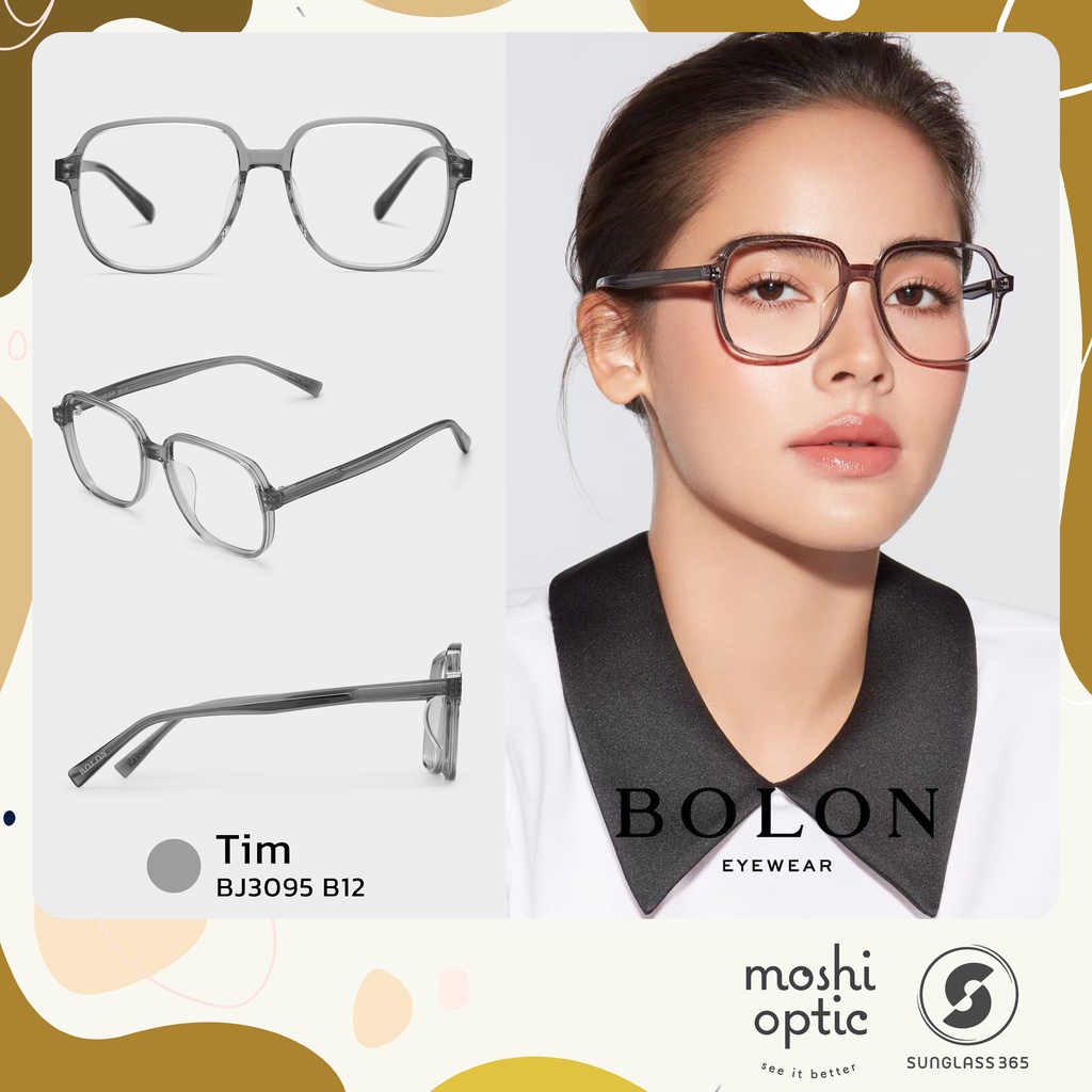 แว่นสายตา BOLON TIM BJ3095 รุ่นใหม่ล่าสุด กรอบแว่นสายตา กรอบแว่น BOLON แท้ Moshi Optic