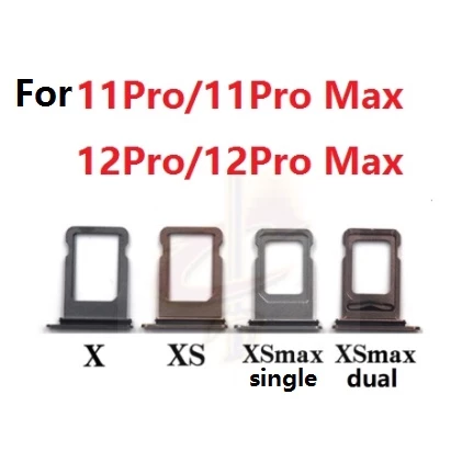 ถาดซิม (sim tray) สําหรับ iphone X Xs Max 11 Pro Max 12 Pro Max