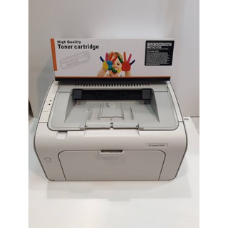 HP LASERJET P1005 มือ2 +หมึก 258A หมึกใหม่  ส่งฟรี รับประกัน 3เดือน  พร้อมใช้งาน