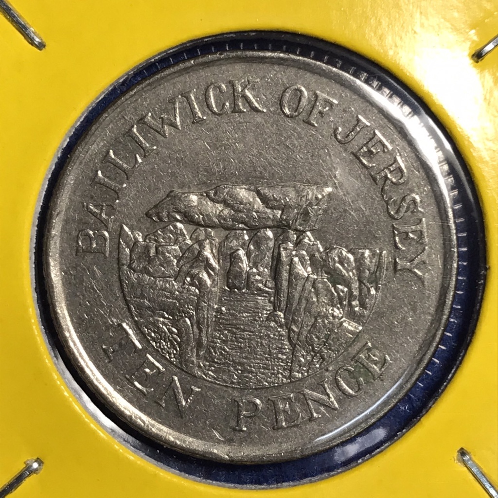 No.15079 ปี1992 JERSEY 10 PENCE เหรียญสะสม เหรียญต่างประเทศ เหรียญเก่า หายาก ราคาถูก