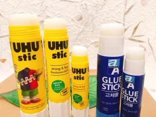 💛กาวแท่งยู้ฮู UHU Glue stick / กาวแท่งดั๊บเบิ้ล เอ Double A Glue stick💙
