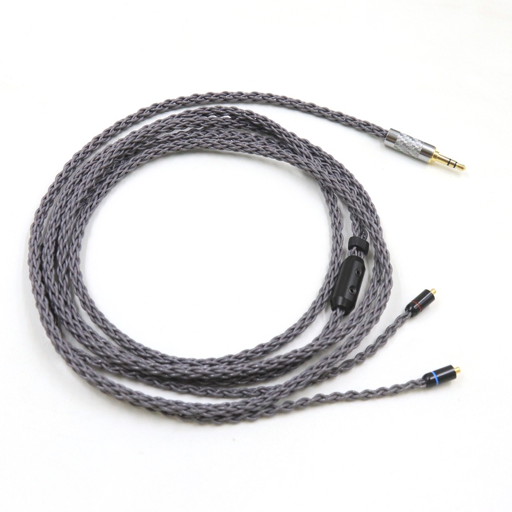 HiFi 7N OCC 2.5 มม.4.4 มม. XLR OCC คริสตัลเดี่ยวเงินสาย MMCX สําหรับ shure SE315 SE535 SE846 หูฟังสา