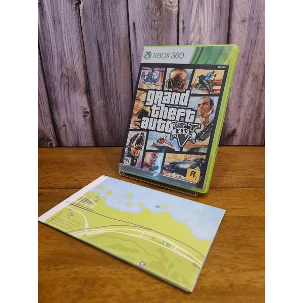 แผ่นเกม Xbox 360 โซน NTSC:J เกม GTA 5