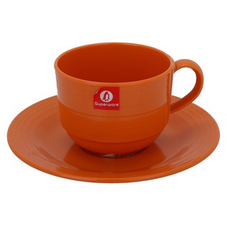 แก้วน้ำ ชุดถ้วยกาแฟ SUPERWARE THAI TEA อุปกรณ์บนโต๊ะอาหาร ห้องครัวและอุปกรณ์ MELAMINE COFFEE SET SUPERWARE THAI TEA