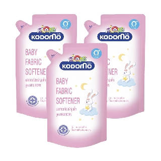 🚚💨พร้อมส่ง!! โคโดโม น้ำยาปรับผ้านุ่มเด็ก 600 มล. x 3 ถุง Kodomo Baby Softener 600 ml x 3