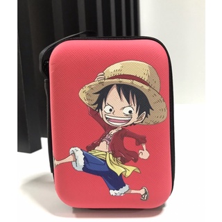 LUFFY R กล่องใส่ PWB , HDD , หูฟัง , เอนกประสงค์, Size L ลาย LUFFY RED งานดี evaกันกระแทก ขนาด13.5x9.5x3.5cm   8118 SHOP