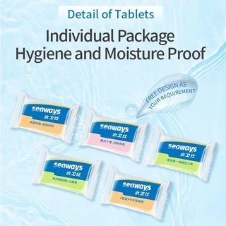 Dishwasher Tablet 8g*35 Seaways All in 1 เม็ด​น้ำยา​ล้างจาน​ชนิด​ก้อน​สำหรับ​เครื่องล้างจานขนาด​เล็ก​ xiaomi