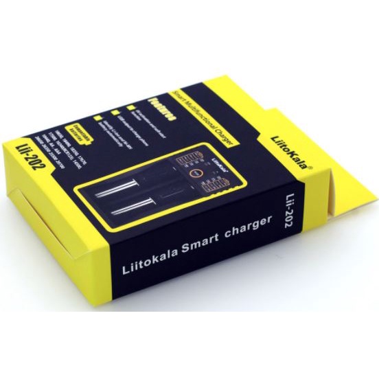 เครื่องชาร์จ 18650 LiitoKala Lii-202 แบบ 2 ช่อง