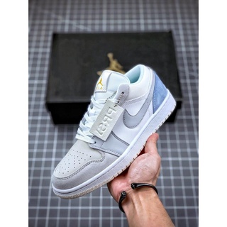 【ลดราคา】ใหม่ Air Jordan 1 Low “Paris” Low-Top Casual AJ1 รองเท้าบาสเก็ตบอล CW3043-100 2022