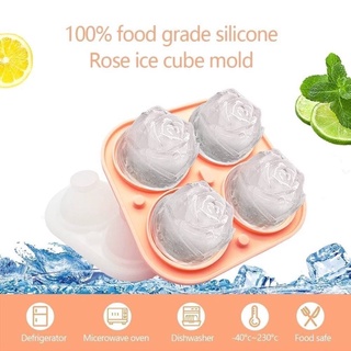 📍Silicone ice rose บล็อคซิลิโคนทำน้ำแข็งรูปกุหลาบ บล็อค ทำน้ำแข็ง อุปกรณ์ ทำน้ำแข็ง