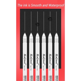 ปากกาเจลหมึกขาว White color Pen ปากกาไฮไลต์สีขาว 0.8 มม.