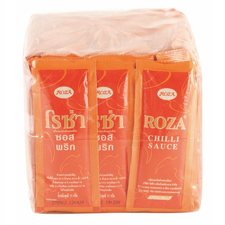 โคตรถูก   ✅  โรซ่า ซอสพริก 10 กรัม x 100 ซอง Roza Chili Sauce 10 g x 100 sachets