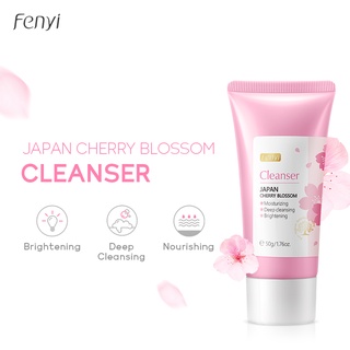 Fenyi Japan Cherry Blossom คลีนเซอร์บํารุงผิวหน้า ให้ความชุ่มชื้น 50 กรัม