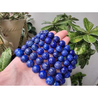 สร้อยข้อมือหิน ลาพิส/ลาพิซ/ลาพิสลาซูรี/ลาพิซลาซูรี Lapis Lazuli หินธรรมชาติ ไม่ทาสี by Everywear Gems