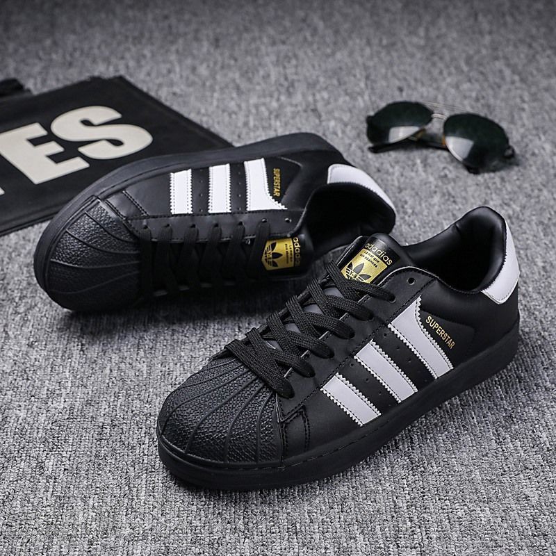 ☫✿☑✓[Hot 100,000] Adidas Gold Label Clover Shell Toe Shoes Men s Breathable 100 Wear sneakers และรอง