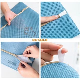 ถุงซักผ้า ถุงซักชุดชั้นในหนา ถุงตาข่ายซักผ้าขนาดใหญ่ มีหลายขนาด