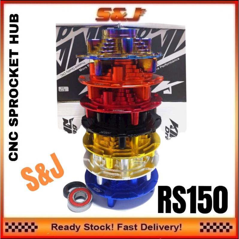 KINGDRAG HONDA RS150 V1V2V3 FORGED CNC SPROCKET HUB ALLOY HUB SPROCKET HUB พร้อมซีลน้ํามันแบริ่งใช้ 