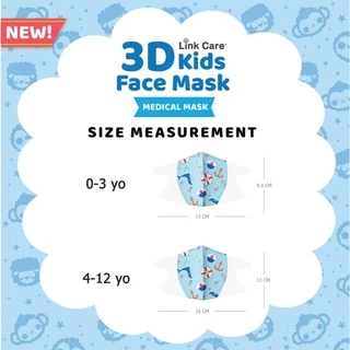 50 ชิ้น 3D หน้ากากเด็ก ลายการ์ตูน ระบายอากาศ สามชั้น ป้องกัน สําหรับเด็ก สายรัดหู หน้ากากเด็ก หน้ากากการ์ตูน