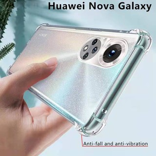 Nova 9(พร้อมส่งในไทย)เคสTPUใสกันกระแทกแบบคลุมกล้องHuawei Nova9SE/P50Pro 5G/Nova9