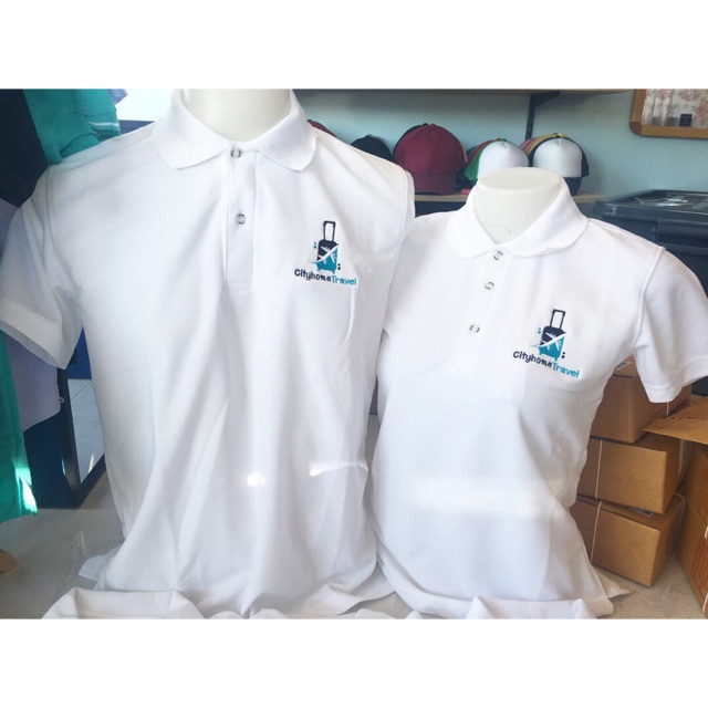 สั่งผลิต 1-2 วัน ✂️ เสื้อโปโลปักหน้าอก โลโก้ บริษัท ทีมงาน