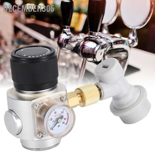 December305 Home Brew CO2 Regulator Charger Kit Gas Disconnect Draft Beer Kegerator