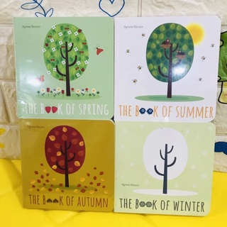 THE  BOOK OF SEASONS ยกเซต 4 เล่ม(board book )หนังสือมือหนึ่ง -a2