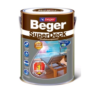 Beger SuperDeck เบเยอร์ ซูปเปอร์เดค สีย้อมพื้นไม้ ขนาด 3.785 ลิตร